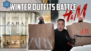 Shopping for Winter Outfits Zara vs H&M VLOG and Clothing Haul