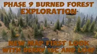 SnowRunner Phase 9 Burned Forest Exploration New Map First Look With Derry 15C And Lo4f