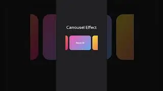 Amazing Carousel Effect Using Only HTML & CSS - Image Slider || #html #css #javascript #code #shorts