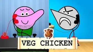 When Vegetarian Eats Chicken : Halkat Call 12 | Angry Prash