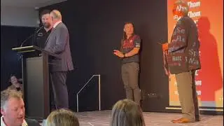 2024 Ivan Tansing medal won by Adam Beath (Belmont Lions)