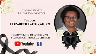 The Late Elizabeth Onuko Funeral Service