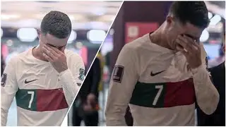 Cristiano Ronaldo CRYING after World Cup Elimination 😟