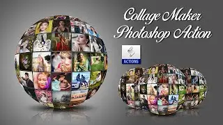 Collage Maker Photoshop Action !! Photo Collage Maker