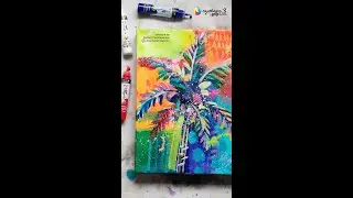 Paint a Vibrant Palm Tree