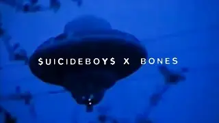 $UICIDEBOY$ X BONES DARK TYPE BEAT "UFO"