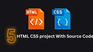 5 HTML CSS & Javascript Projects