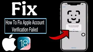 How To Fix “Verification Failed: An Unknown Error Occurred” on iPhone | Apple ID Login Problem 2025