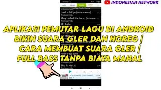 APLIKASI PEMUTAR LAGU DI ANDROID BIKIN SUARA GLER DAN HOREG |MEMBUAT SUARA GLER & FULL BASS NO MAHAL