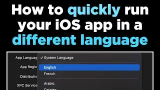 How to quickly run your iOS app in a different language 💡