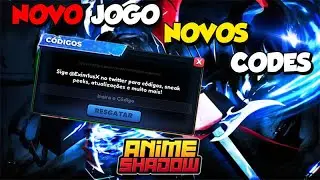 NOVO JOGO DE ANIME INCRÍVEL MELHORES DICAS + NOVOS CÓDIGOS NO ANIME SHADOW  -  ROBLOX