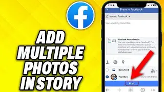 How To Add Multiple Photos in Facebook Story (2024)