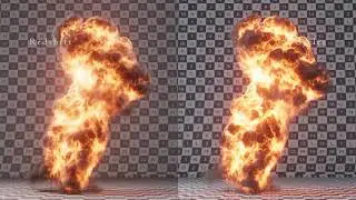 HOUDINI - AXIOM - REDSHIFT - CYCLES - Gas Explosion shader