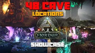 ARK: Fjordur | 48 CAVES SHOWCASE | Base Locations | Hidden POI | Resources (NO Artifact Caves)