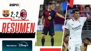 Resumen | FC Barcelona 2 - 2 Milán | Soccer Champions Tour 2024