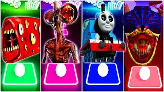 Train Eater vs Siren Head vs Thomas Train vs Sonic Taps || Tiles Hop EDM Rush