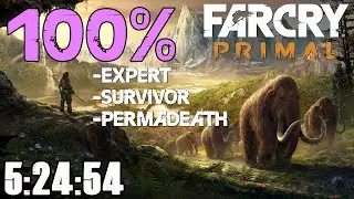 Far Cry Primal Expert Survivor PERMADEATH 100% Speedrun 