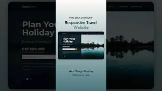 Travel Website Using HTML CSS And JavaScript  