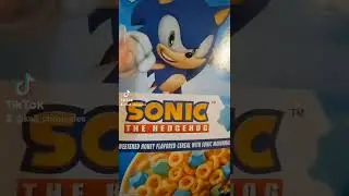 Sonic The Hedgehog Cereal - Let's Try it Out! 