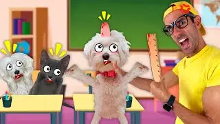 MI GATO Y MI PERRO VUELVEN A LA ESCUELA CON EL PROFESOR AGRESIVO !!