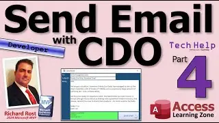 Send Email Using CDO in Microsoft Access Instead of DoCmd.SendObject and Outlook, Part 4