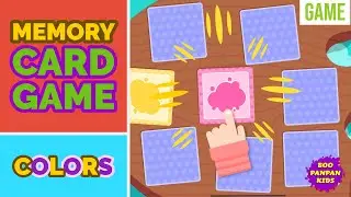 Memory Card Game Color learning For Kids  | Boopanpankids