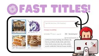 How To Title FAST In Adobe Stock (Save Countless Hours!)