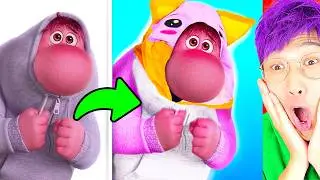 INSIDE OUT 2 CHARACTERS CHARACTERS FAVORITE CLOTHES!? (LANKYBOX REACTION!)