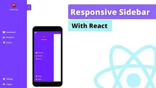 React Js Responsive Sidebar Menu Tutorial