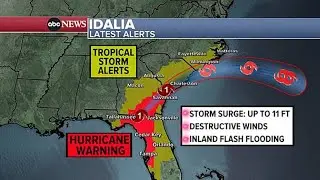 Hurricane Idalia tracker: See the powerful storms latest path