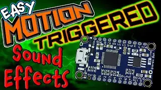 Easy Motion Triggered Sound Effects ⚡ Adafruit Mini Sound Effects Board with HC-SR501 PIR Sensor