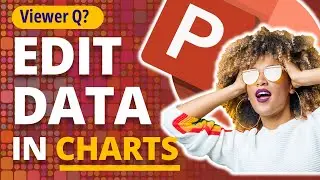 Viewer Q! 🙋‍♀️ How to Insert New Data Into a PowerPoint Chart! 🔥[PPT TIPS!]