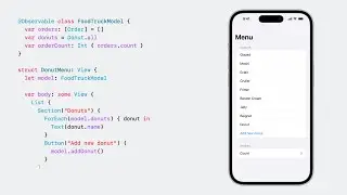 WWDC23: Discover Observation in SwiftUI | Apple