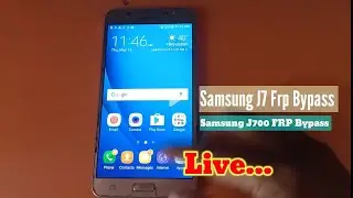 Samsung j7 Frp Bypass Live || Samsung j700 Frp bypass live