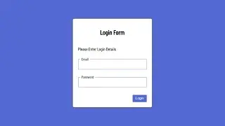 Simple Login Form with Placeholder Animation [HowToCodeSchool.com]