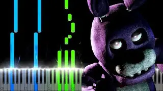 FNAF Security Breach  - Opening Cutscene  Piano Tutorial