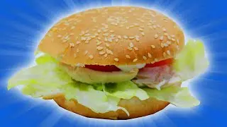 How to make a Delicious Burger in 1 minute. Delicious Recipes