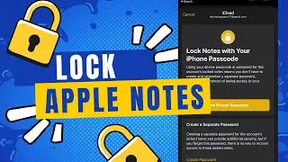 How To Lock Apple Notes With A Password