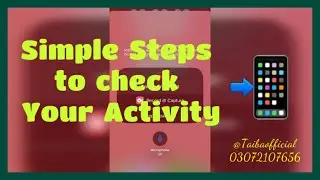 How to Check Activity | Brand Partner | Oriflame | Taiba Official | Urdu/Hindi