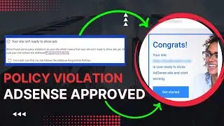 Policy Violation Error Fix And Get Google Adsense Approved Website? | Policy Violation Problem?