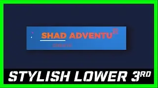Lower Thirds in After Effects - Complete After Effects Tutorial (Free Template)