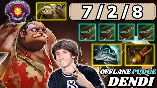 🔥 DENDI Pudge Offlane Highlights Road To Grandmaster Tier 🔥 EZ Bottom Lane - Dota 2