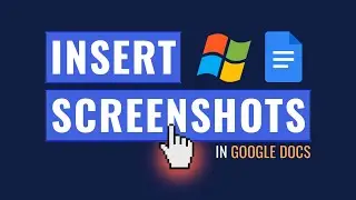 How To Insert Screenshot In Google Docs