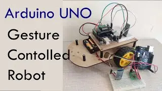 ADXL335 Gesture based Robot using Arduino (Hindi)