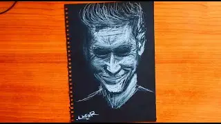 Black And White Scribble Drawing | Scribble Drawing In Black Paper