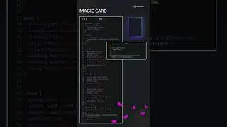 Magic Card using #html & #css - Source code in Description #shorts | codicgyan