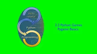 Python Games 2  - Pygame Basics - Paul Mahon
