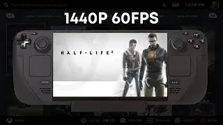 Half Life 2 - Steam Deck Docked - 1440p 60 FPS