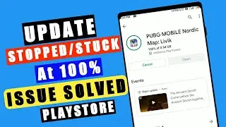 Pubg update stopped at 100% issue |download stopped at 100% -2023 