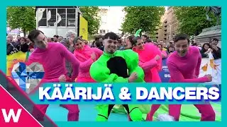 🇫🇮 Finland's Käärijä and his dancers teach us the "Cha Cha Cha" dance